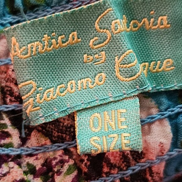 Antica Sartoria Giacomo Cinque Colorful Artsy Wide Leg Flowy Pants - Picture 6 of 7